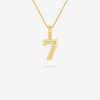 Gold Presidents Pendant and Chain - #7 Justice Williams