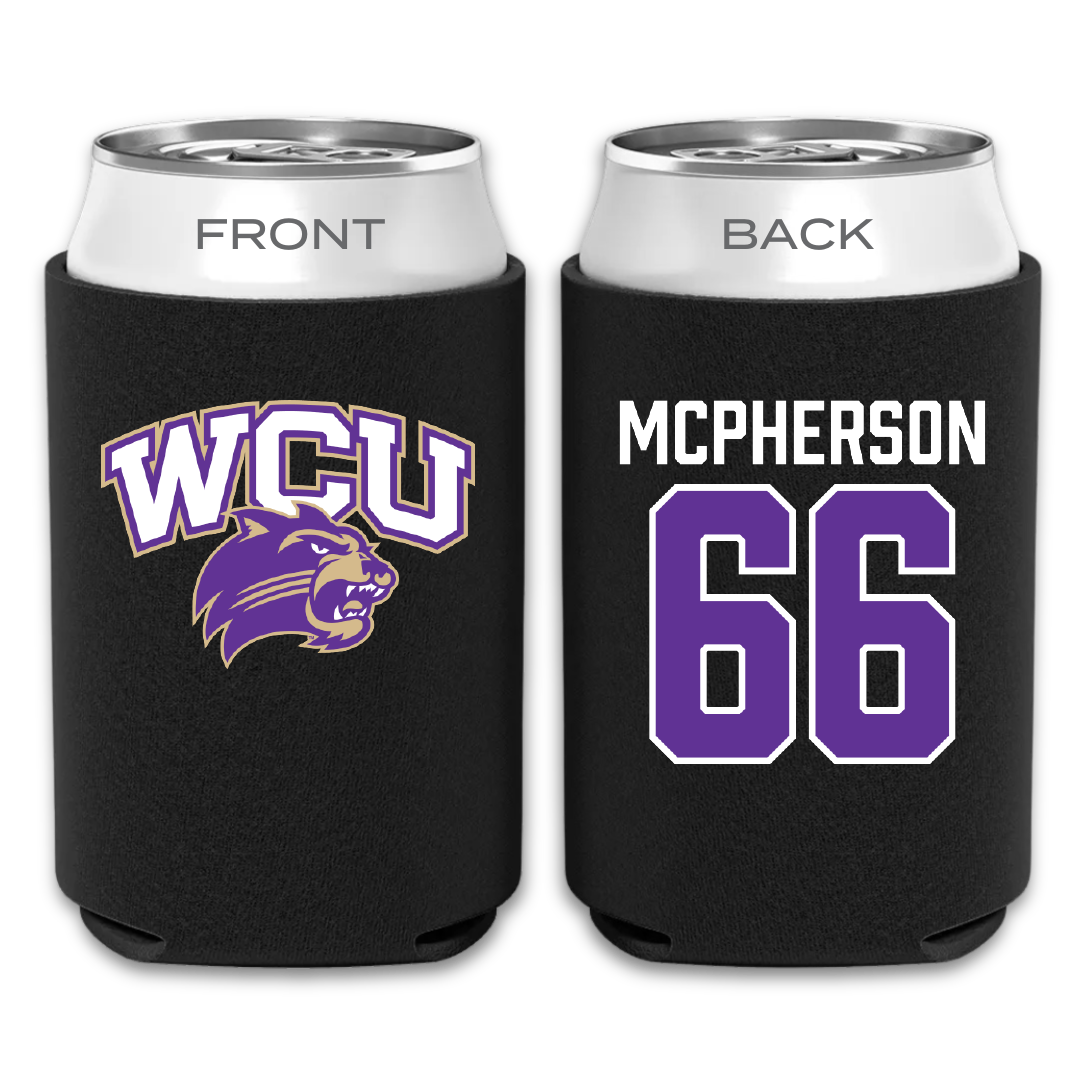 Western Carolina University Softball Black Can Cooler - #66 Maya McPherson