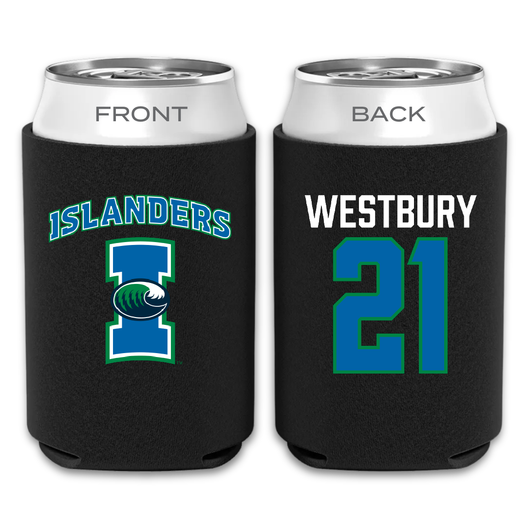 Texas A&M University-Corpus Christi Soccer Black Can Cooler - #21 Morgan Westbury
