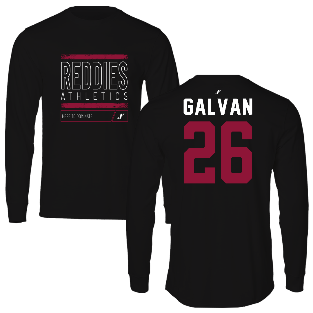 Henderson State University Baseball Black Dominate Long Sleeve - #26 Alex Galvan