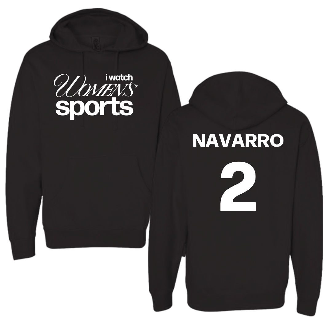 Wichita State University Softball Black WHM Hoodie - #2 Makayla Navarro