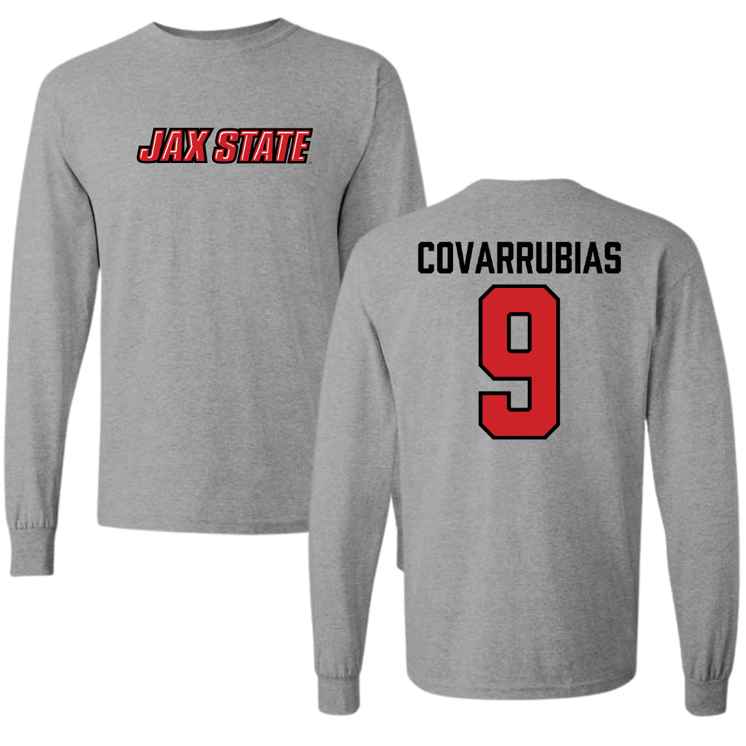 Jacksonville State University Bowling Sport Gray Long Sleeve - #9 Keyla Covarrubias