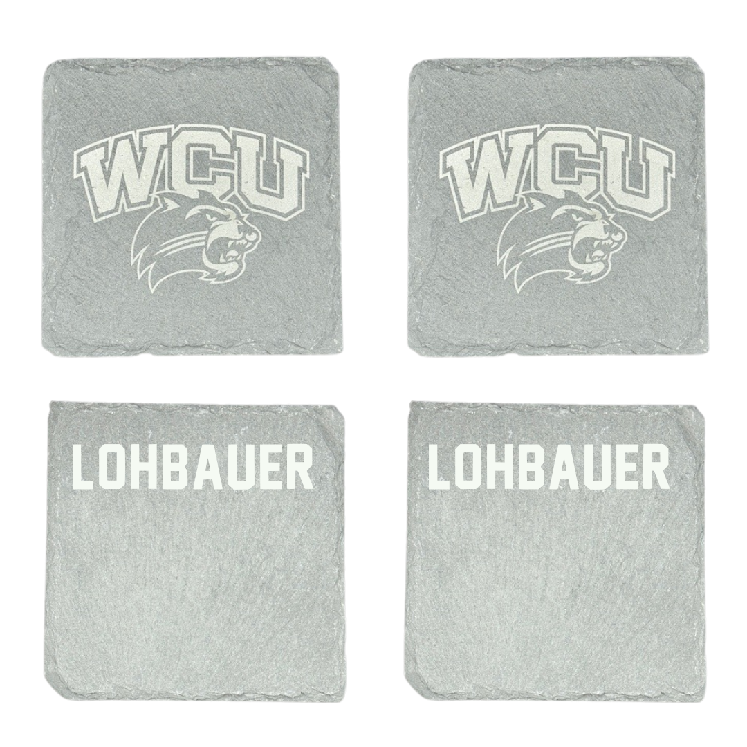 Western Carolina University Golf Stone Coaster (4 Pack)  - Elizabeth Lohbauer