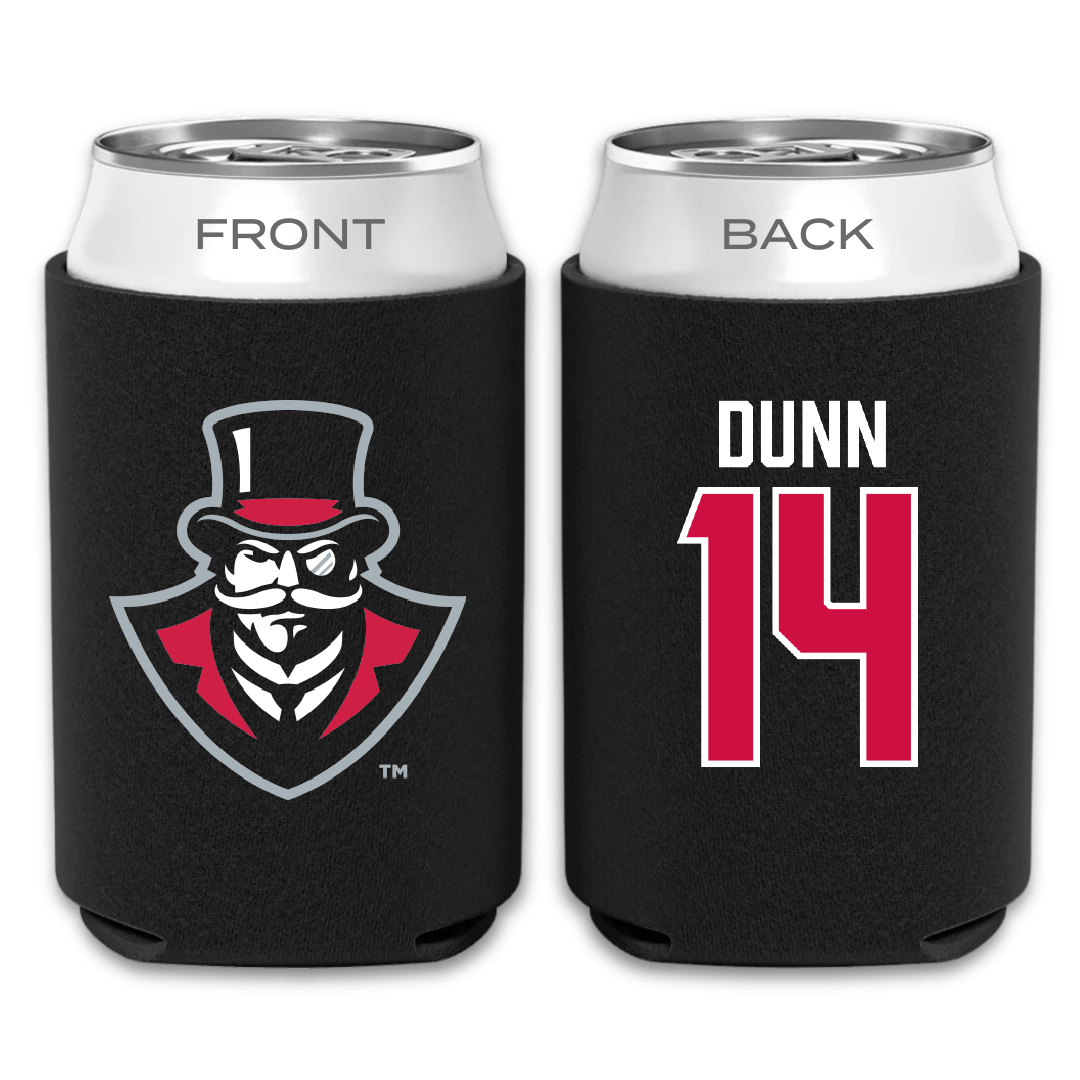 Austin Peay State University Basketball Black Can Cooler - #14 Jonathan Dunn