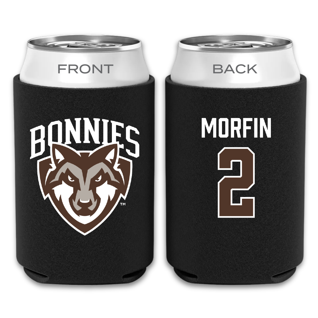 St. Bonaventure University Soccer Black Can Cooler - #2 Sean Morfin