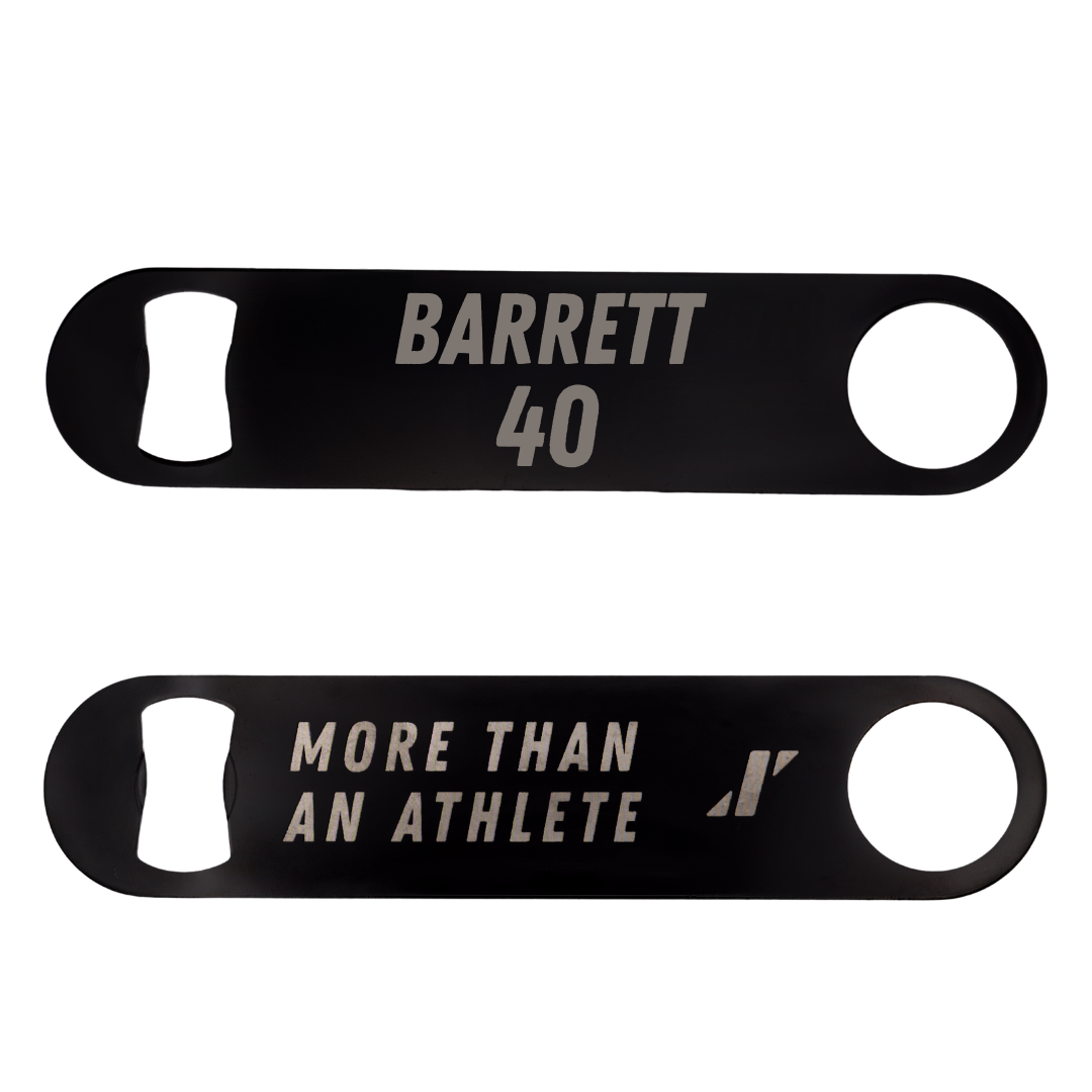 Fairleigh Dickinson University-Metropolitan Campus Baseball Black Bottle Opener - #40 Ian Barrett