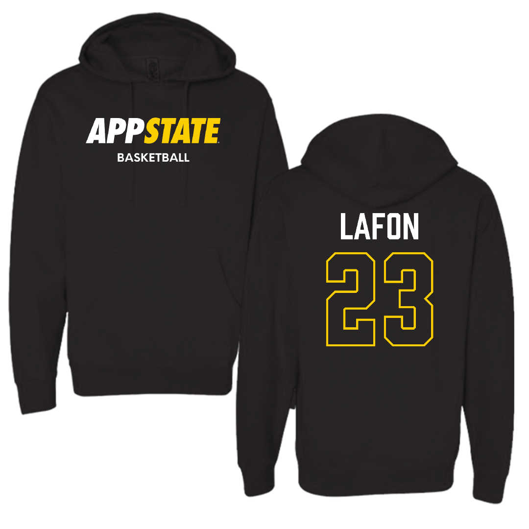 Appalachian State University Basketball (W) Black Hoodie - #23 Samantha LaFon