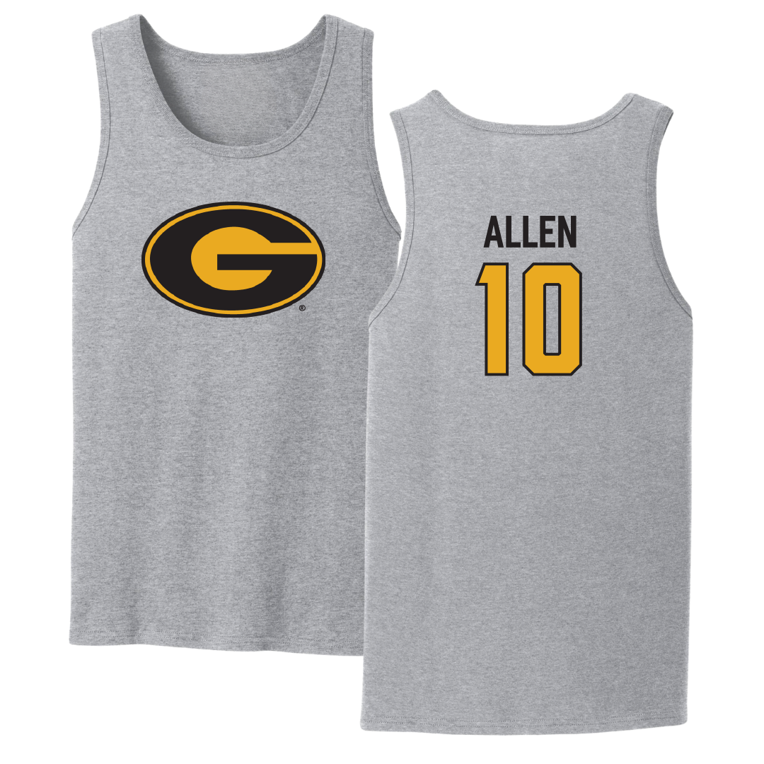 Grambling State University Baseball Sport Gray Tank Top - #10 Payton Allen