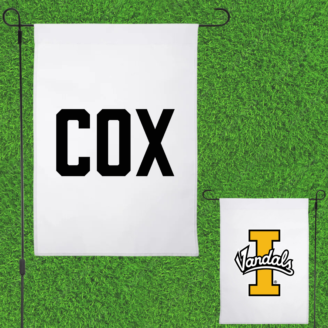 University of Idaho TF and XC White Garden Flag - Dante Cox