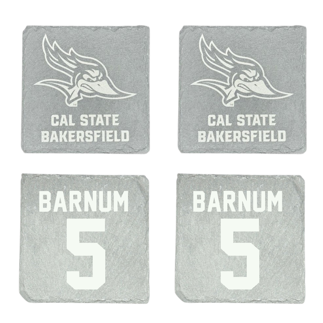 California State University-Bakersfield Baseball Stone Coaster (4 Pack)  - #5 Lewis Barnum