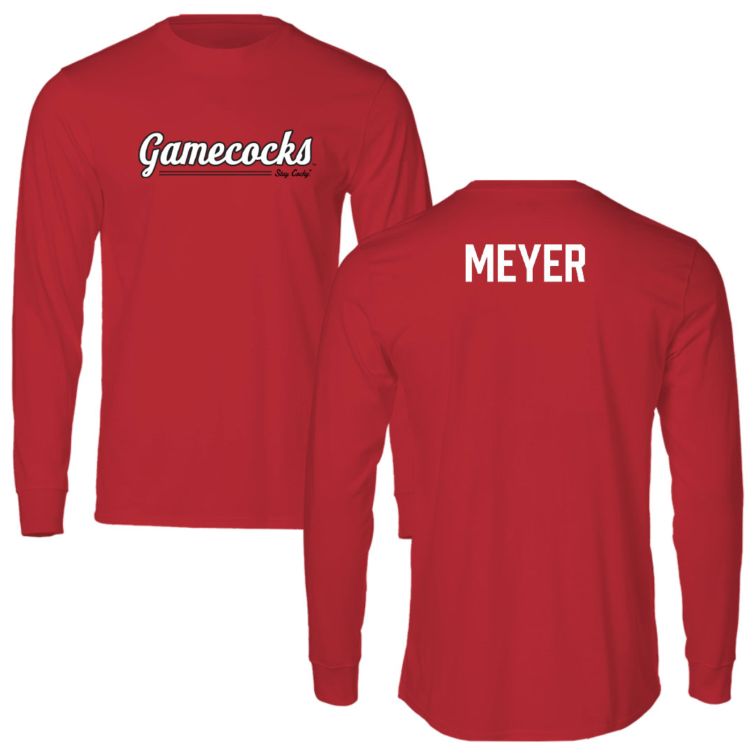 Jacksonville State University TF and XC Red General Long Sleeve - Caden Meyer