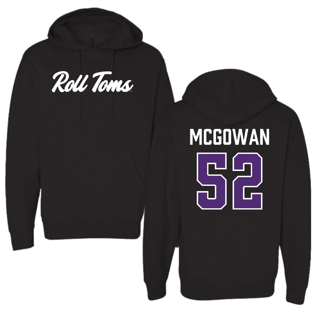 University of St. Thomas (Minnesota) Basketball Black Hoodie - #52 Savannah McGowan