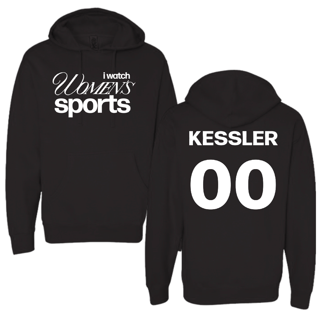 University of Texas at San Antonio Soccer Black WHM Hoodie - #00 Jasmine Kessler
