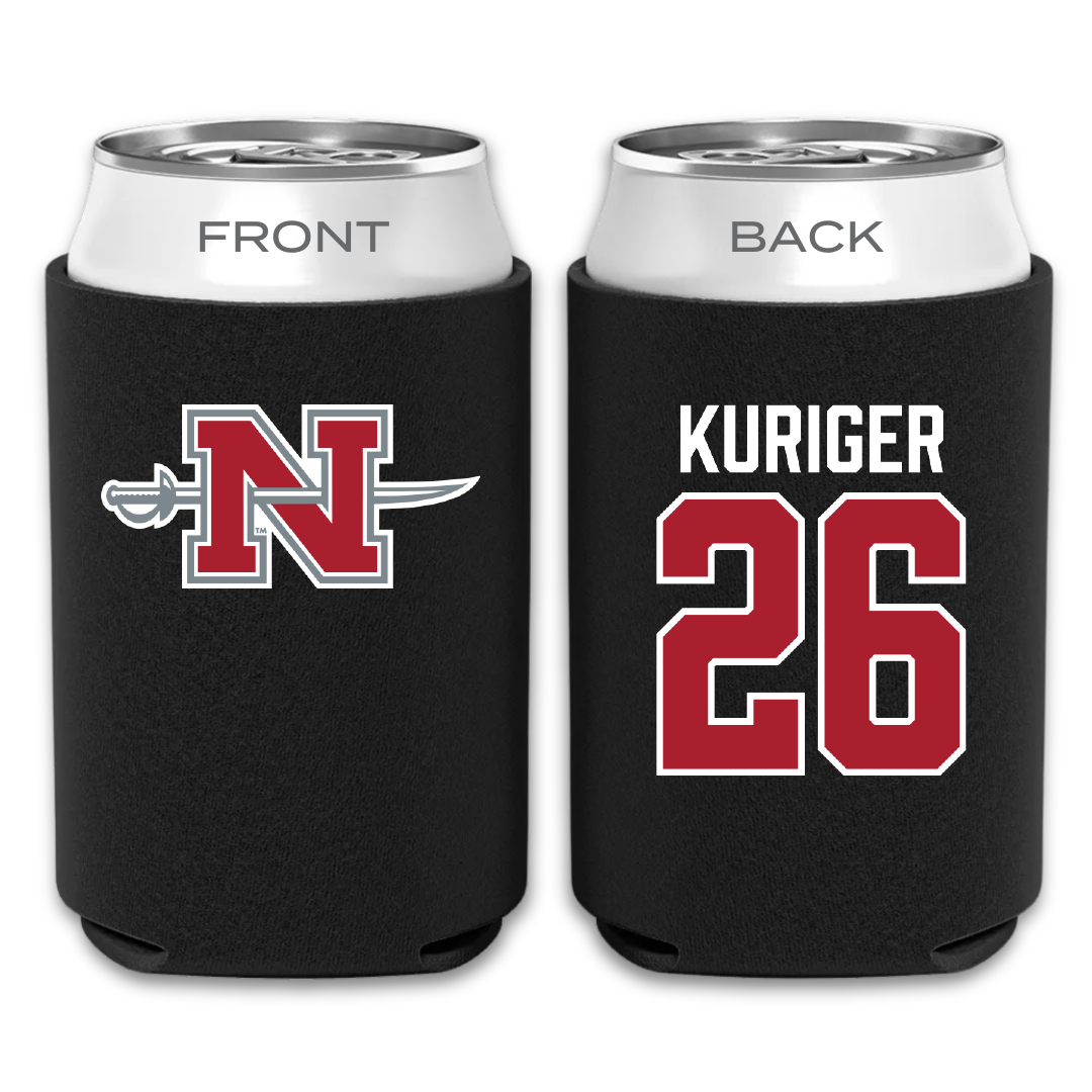 Nicholls State University Baseball Black Can Cooler - #26 Brayden Kuriger