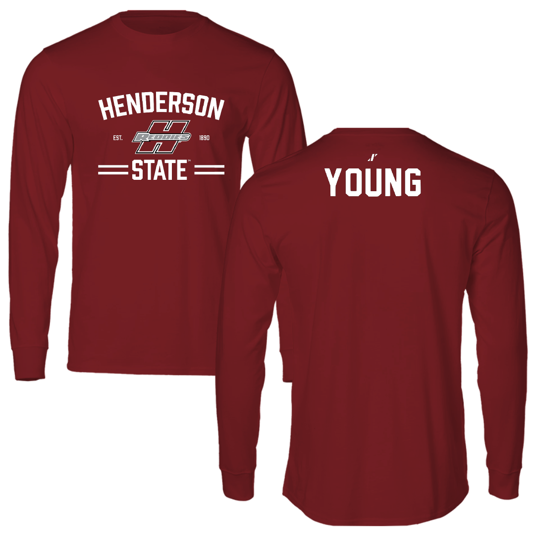 Henderson State University Cheer Cardinal General Long Sleeve - Gracie Young