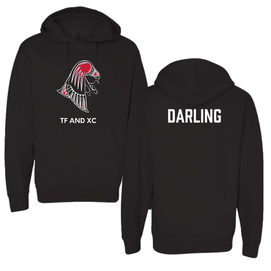 University of Wisconsin-River Falls TF and XC Black Hoodie - Cole Darling