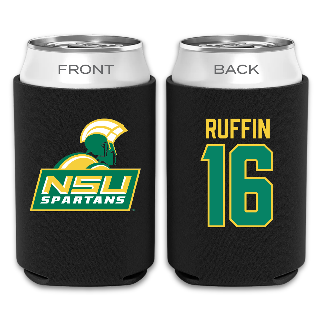 Norfolk State University Football Black Can Cooler - #16 Christian Ruffin