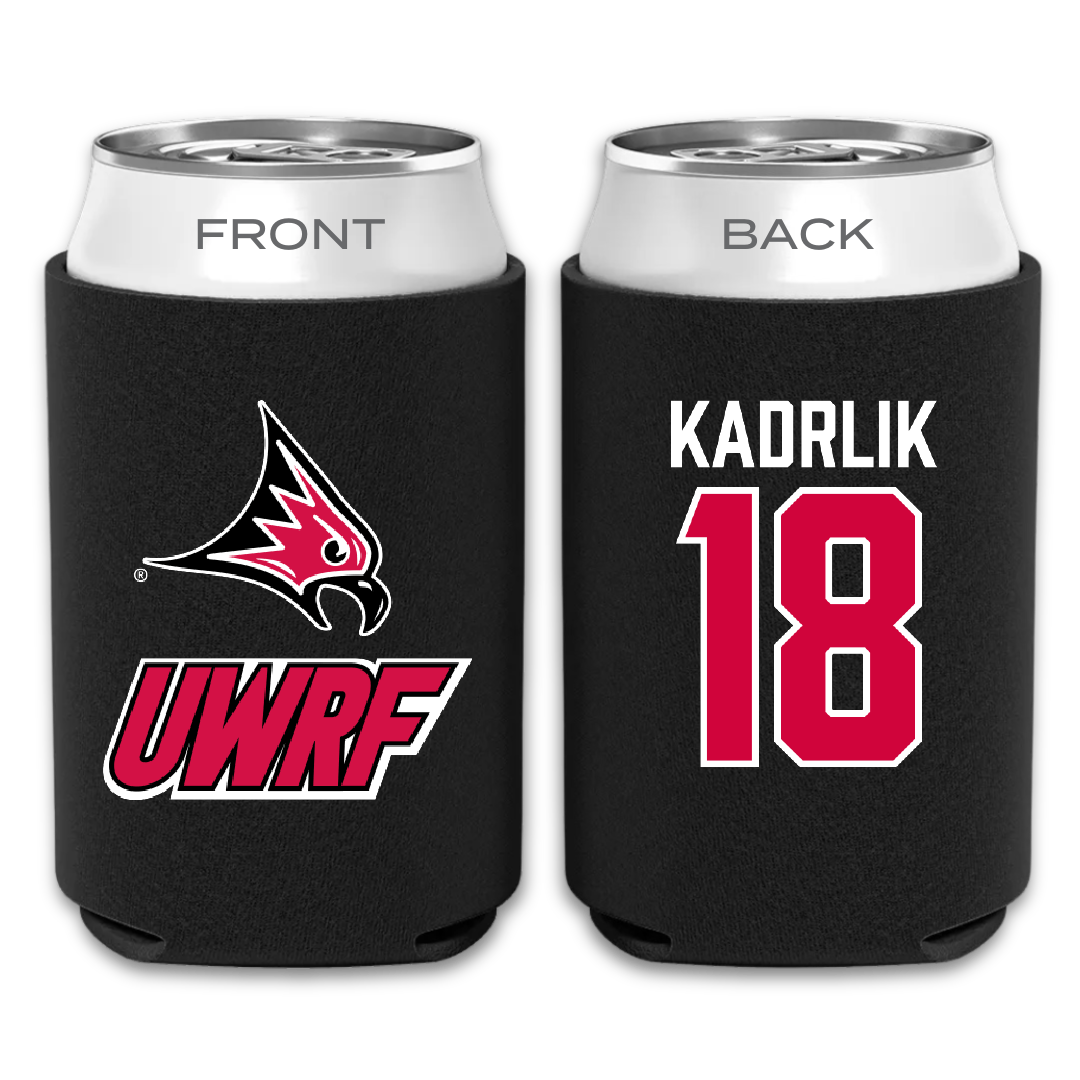 University of Wisconsin-River Falls Ice Hockey Black Can Cooler - #18 Makenna Kadrlik