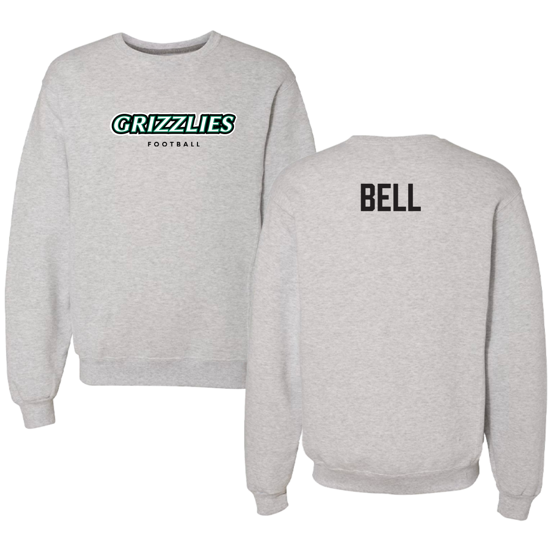 Adams State University Football Gray Grizzlies Crewneck - Brandyn Bell