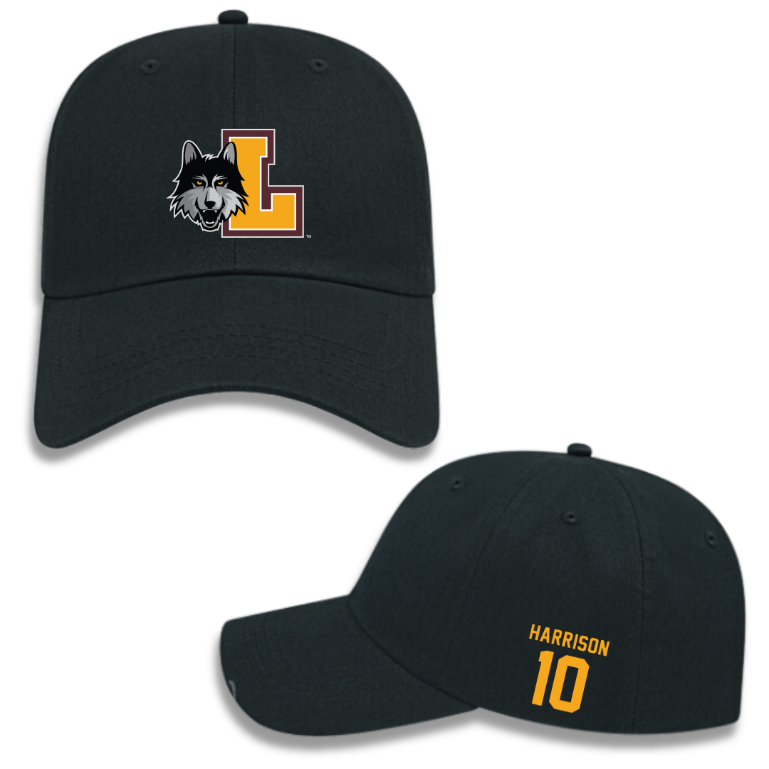 Loyola University-Chicago Soccer (W) Black Hat - #10 Taylor Harrison
