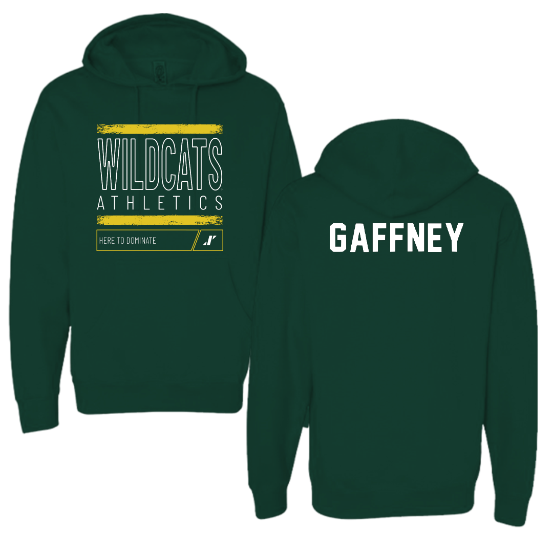 Northern Michigan University Wrestling Forest Green Dominate Hoodie - Noelle Gaffney