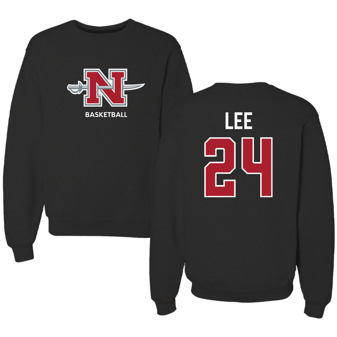 Nicholls State University Basketball (W) Black Mascot Crewneck - #24 Khia Lee