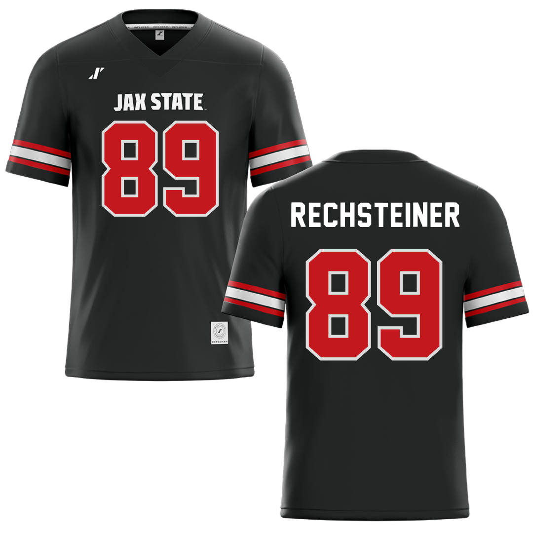 Jacksonville State University Black Football Jersey - #89 Brock Rechsteiner