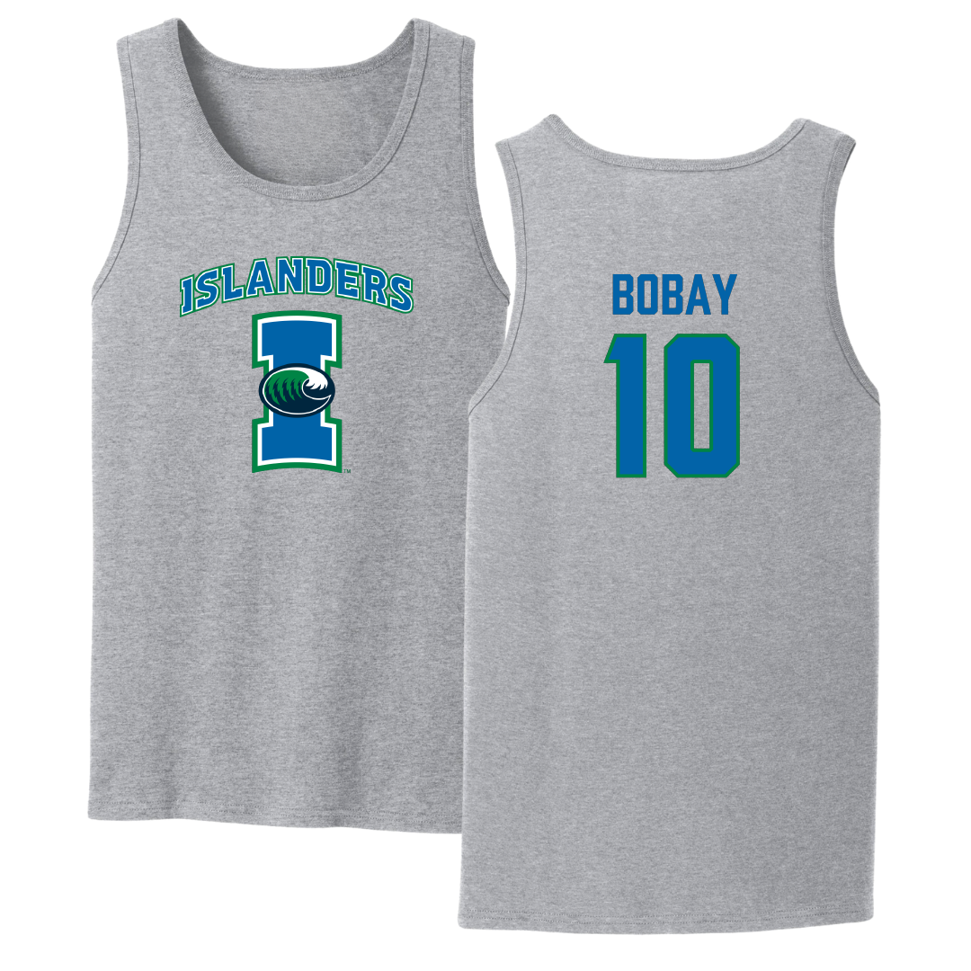 Texas A&M University-Corpus Christi Beach Volleyball Sport Gray Tank Top - #10 Kristin Bobay