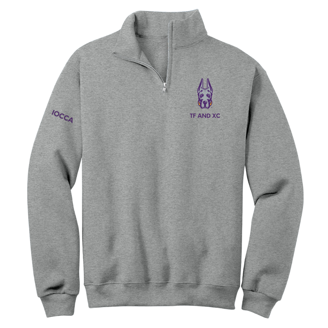 University at Albany TF and XC Sport Gray Quarter-Zip - Katie Iocca