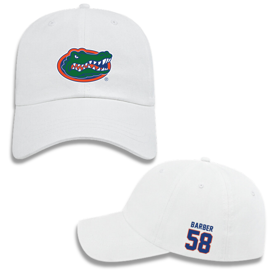 University of Florida Football White Hat - #58 Austin Barber