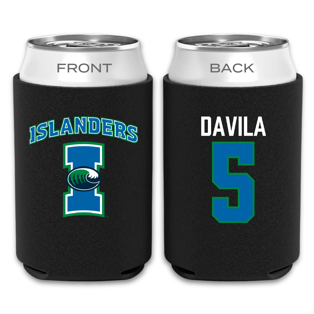 Texas A&M University-Corpus Christi Softball Black Can Cooler - #5 Crystal Davila