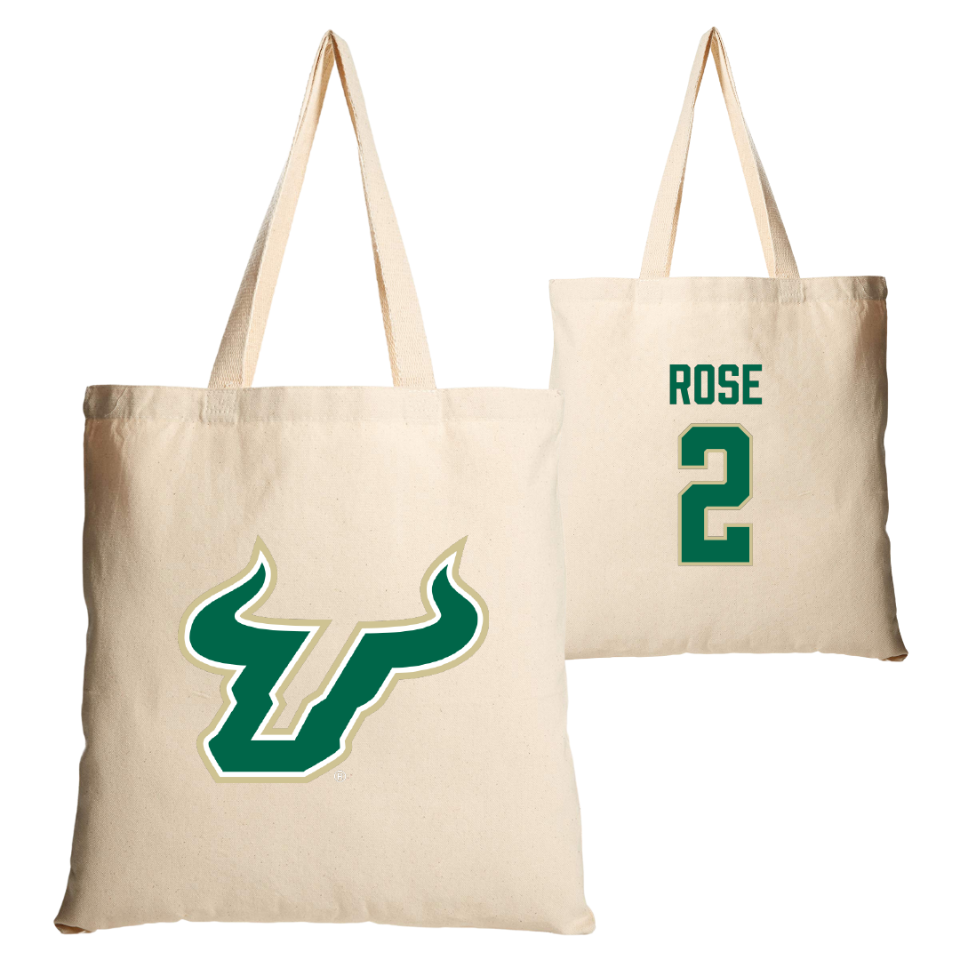 University of South Florida Baseball Tan Canvas Tote Bag - #2 Matt Rose