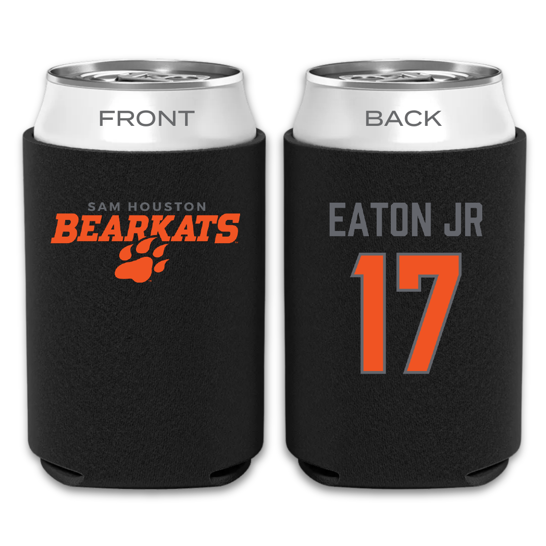 Sam Houston State University Football Black Can Cooler - #17 Christopher Eaton Jr