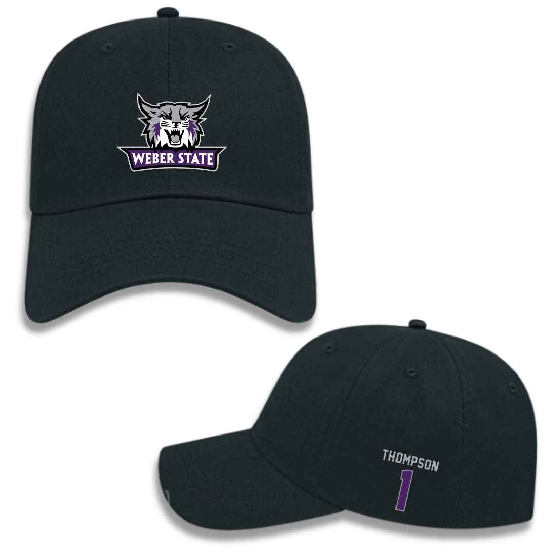 Weber State University Football Black Hat - #1 Keahnist Thompson