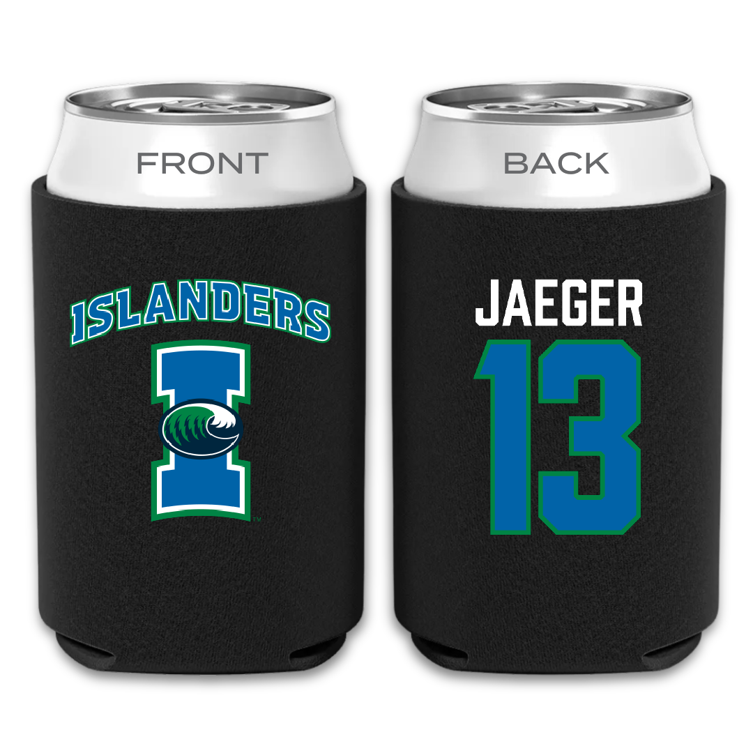 Texas A&M University-Corpus Christi Volleyball Black Can Cooler - #13 Brooklyn Jaeger
