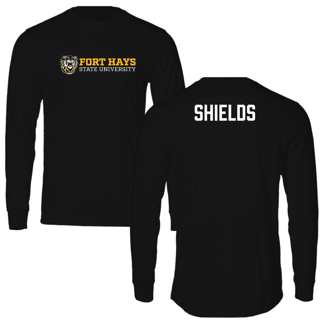 Fort Hays State University Wrestling (M) Black Long Sleeve - Aiden Shields