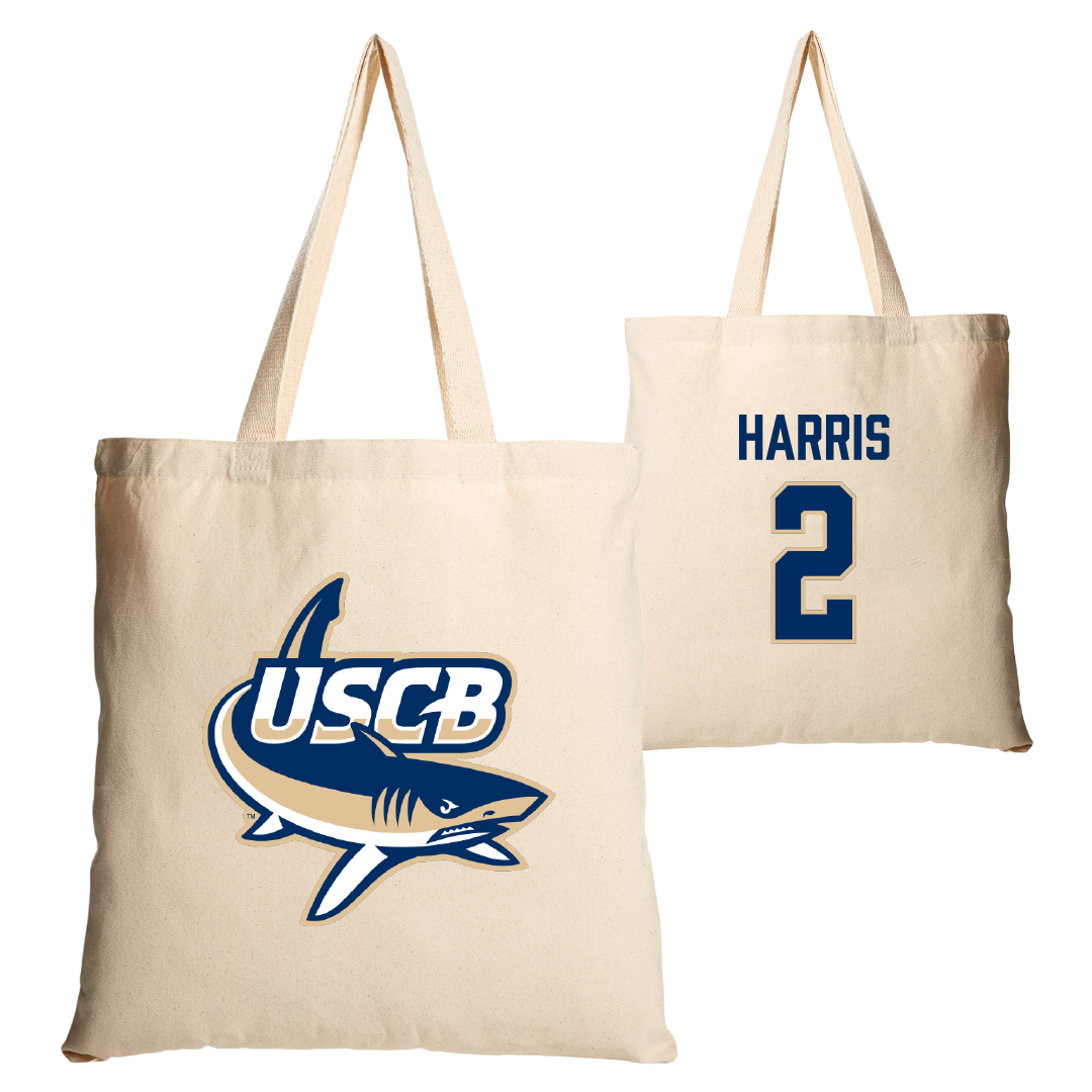 University of South Carolina Beaufort Soccer Tan Canvas Tote Bag - #2 Kennedy Harris