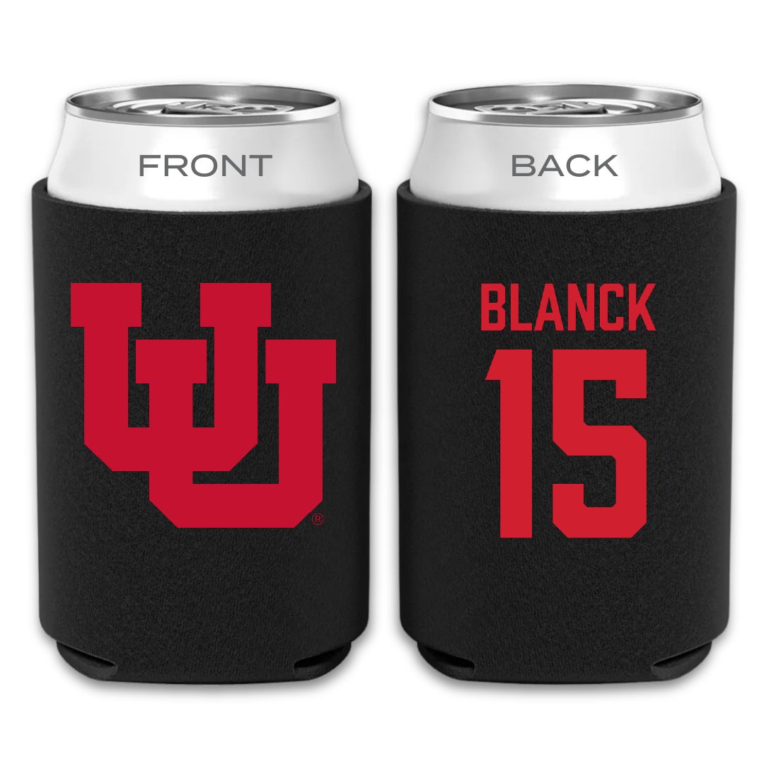 University of Utah Basketball Black Can Cooler - #15 Alyssa Blanck