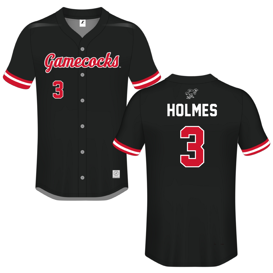 Jacksonville State University Black Button-Down Jersey - #3 Jaliyah Holmes