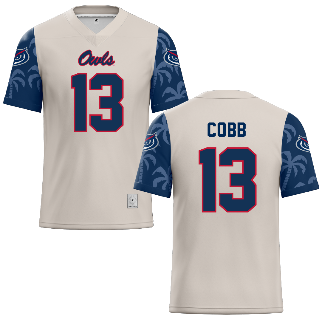 Florida Atlantic University Sand Football Jersey - #13 A'ceon Cobb