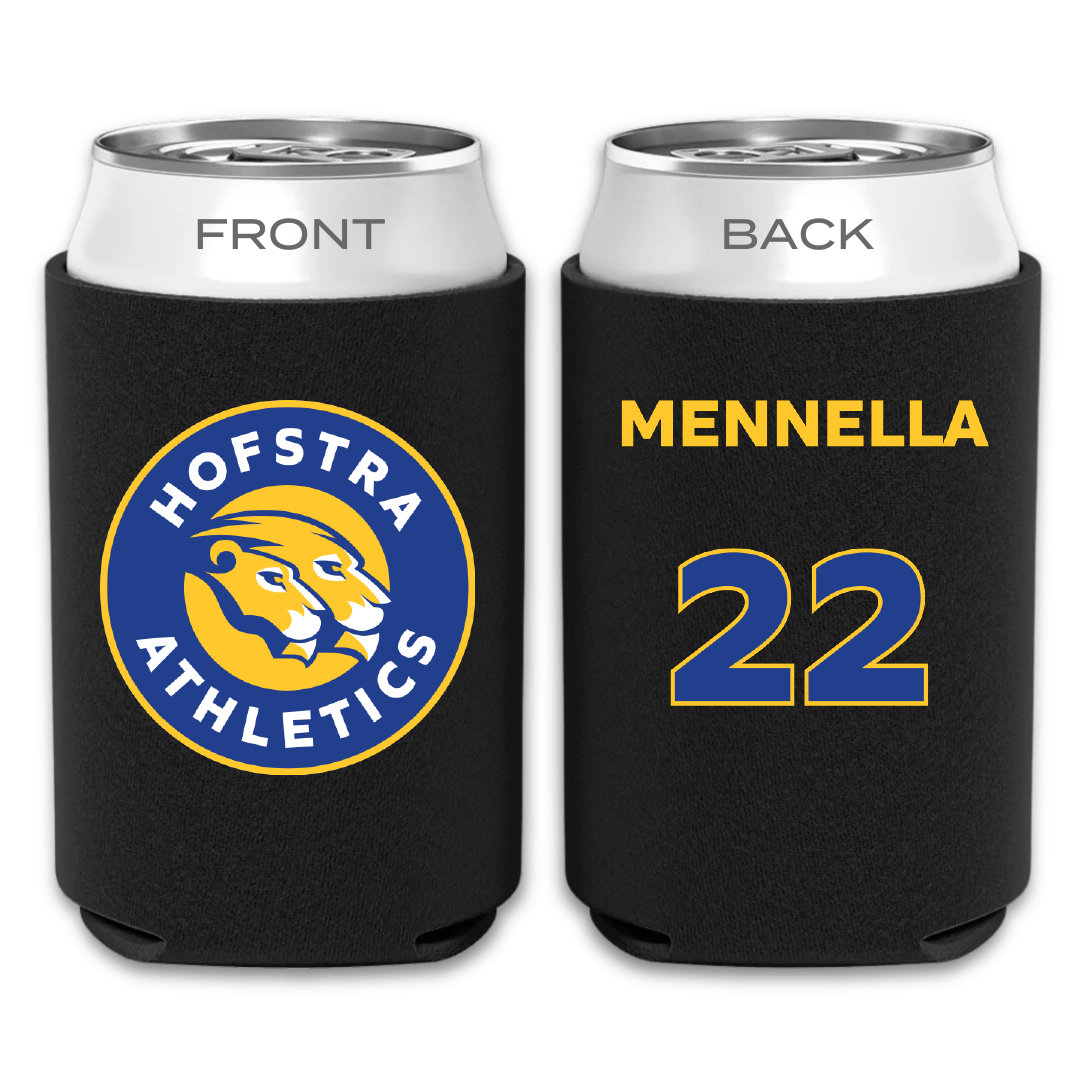 Hofstra University Lacrosse (W) Black Can Cooler - #22 Nikki Mennella