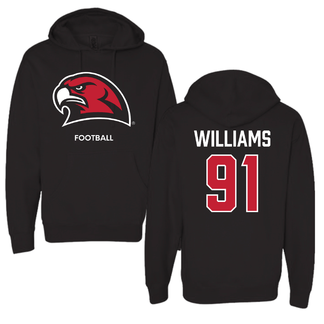 Miami University (Ohio) Football Black Hoodie - #91 Sam Williams