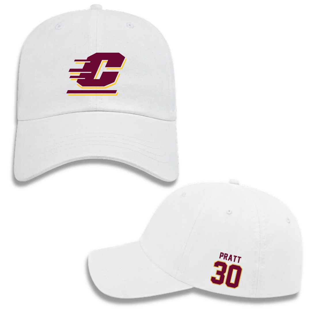 Central Michigan University Football White Hat - #30 Ben Pratt