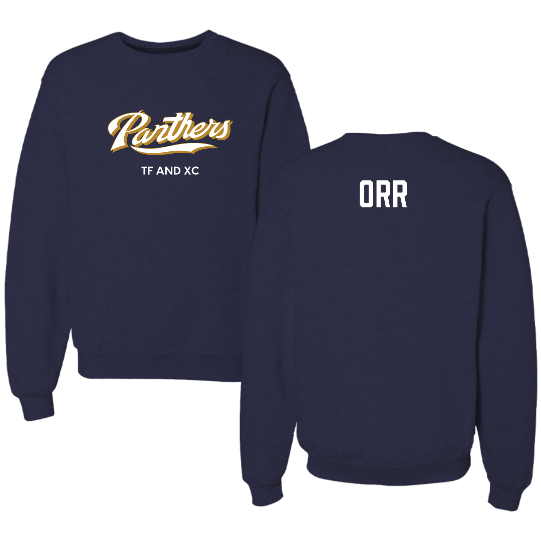 Florida International University TF and XC Navy Panthers Crewneck - Blake Orr