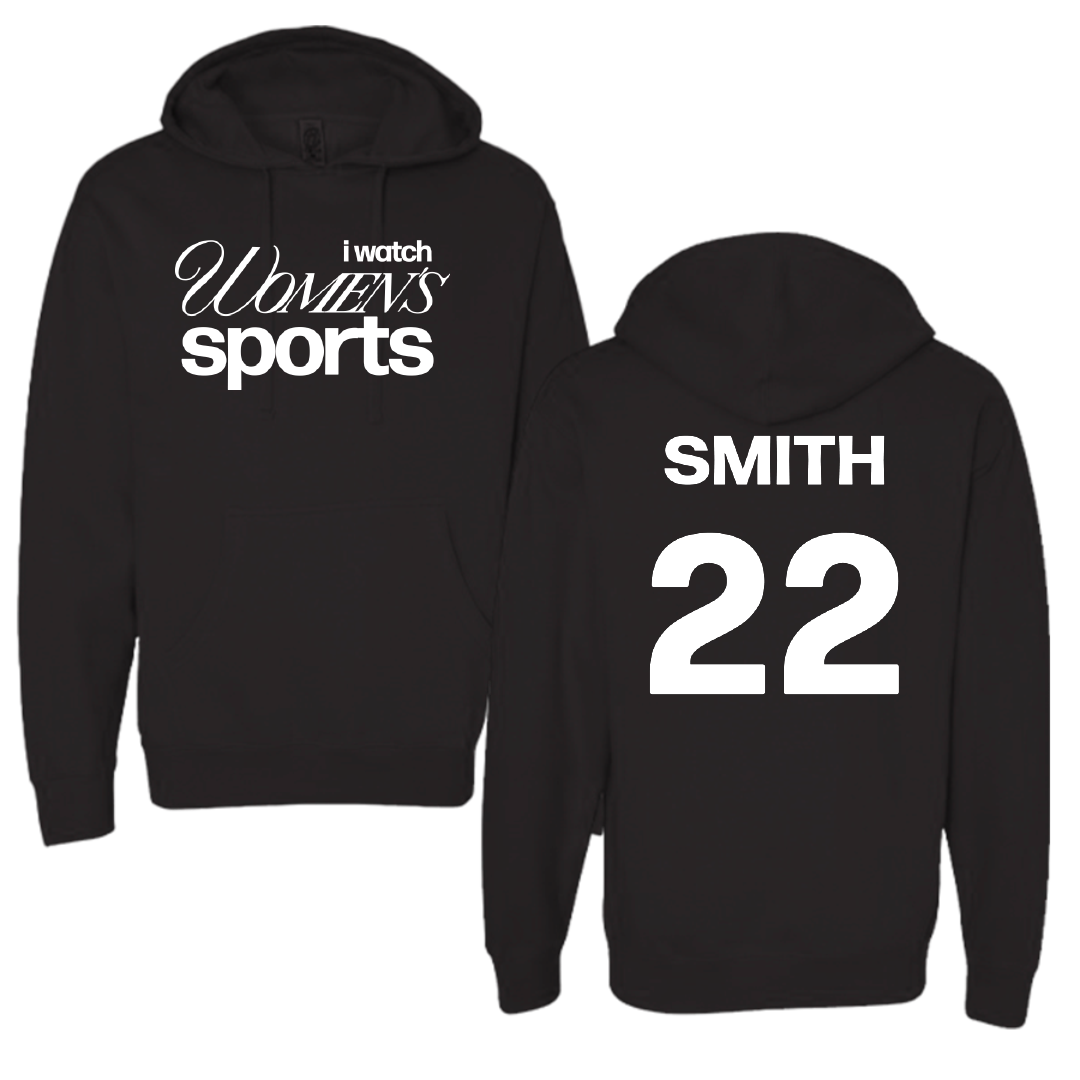 Faulkner University Basketball (W) Black WHM Hoodie - #22 Ruthie Smith