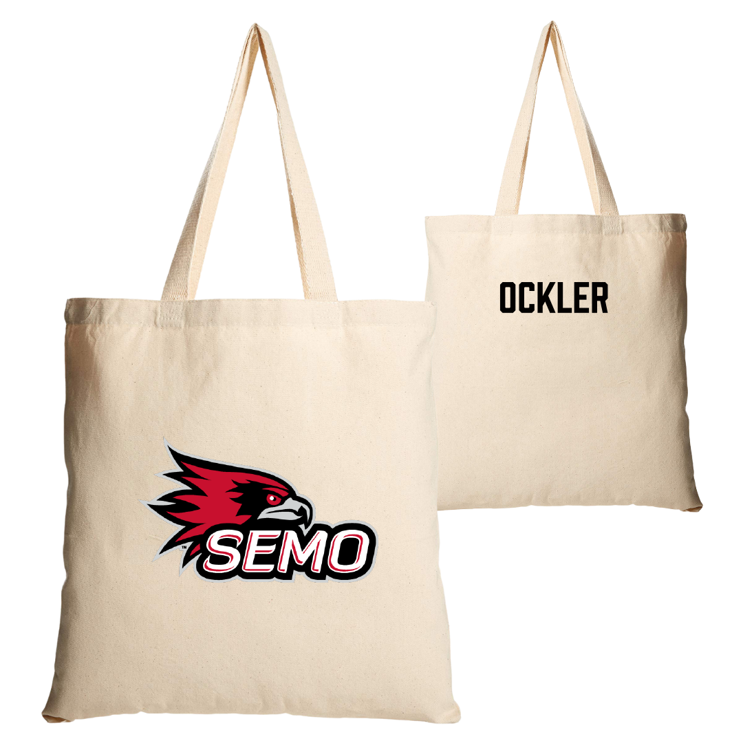Southeast Missouri State University Gymnastics Tan Canvas Tote Bag - Lindsay Ockler