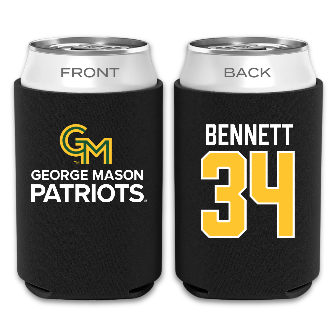 George Mason University Soccer Black Can Cooler - #34 Jazmine Bennett