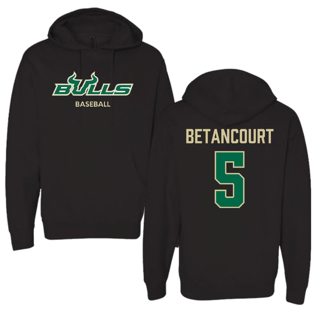 University of South Florida Baseball Black Hoodie - #5 Rafael Betancourt