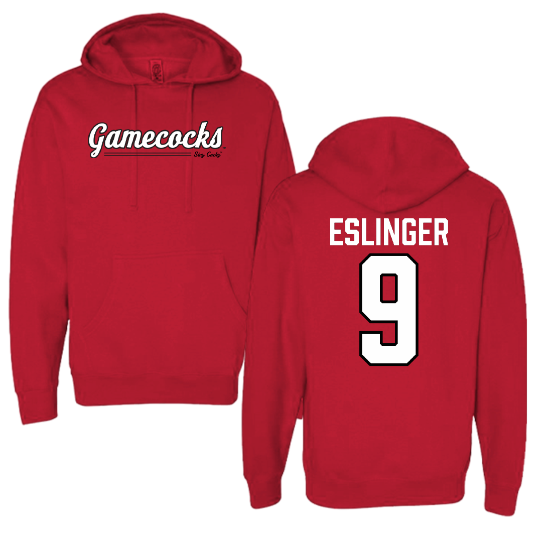 Jacksonville State University Softball Red General Hoodie - #9 Jordan Eslinger