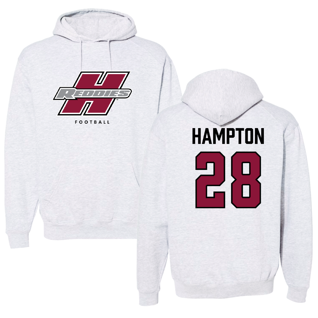 Henderson State University Football Gray Hoodie - #28 Terrance Hampton